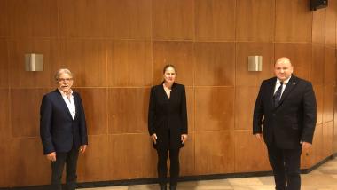 Die neuen Ratsmitglieder der FDP Rheinbach v.l.n.r.: Lorenz Euskirchen, Jana Rentzsch, Sebastian Ruland