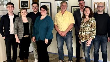 v.l.n.r. Carlo Knapp, Dana Böttcher, Marc Frings, Beate Jung, Christoph Maurer, Sascha Seniuk, Sonja Oberg, Christopher Kapala